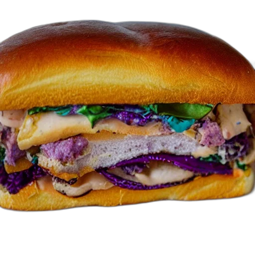 food, animal, photorealistic, vaporwave transparent PNG cut-out