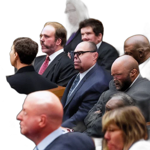 staff, face, courtroom, scene transparent PNG cut-out