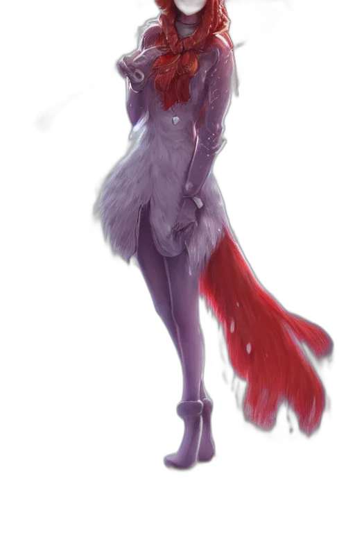 dress, staff, creature, animal transparent PNG cut-out