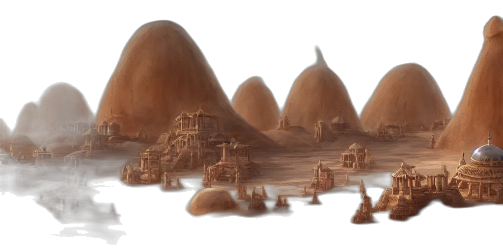 concept art, fantasy art, 3d render, photorealistic transparent PNG cut-out