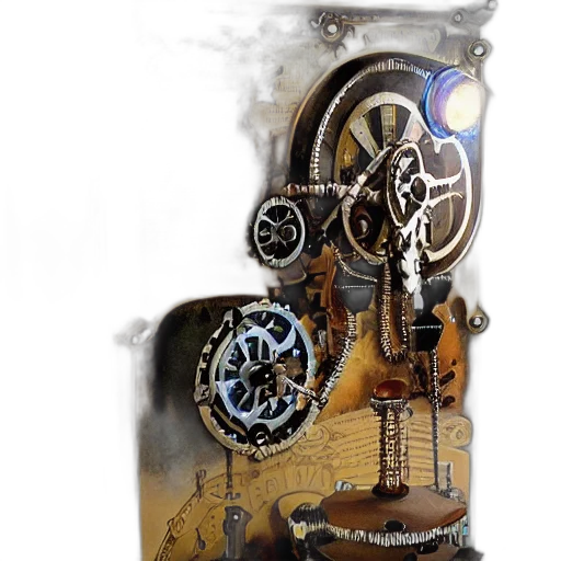 jewelry, robot, concept art, photorealistic transparent PNG cut-out