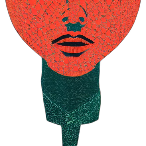 umbrella, mask, hat, staff transparent PNG cut-out