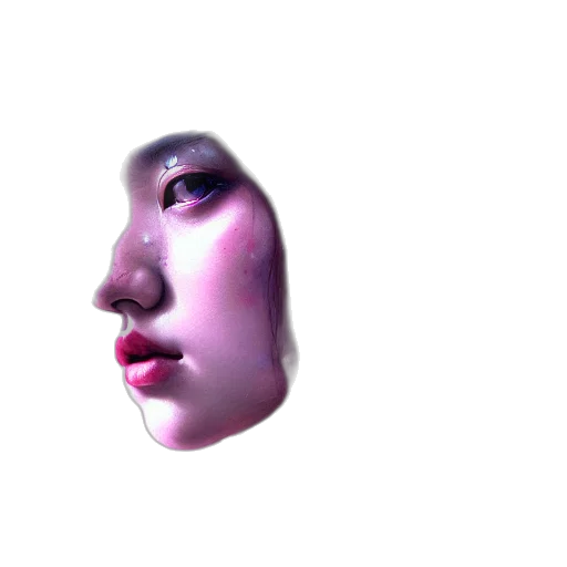 face, mask, creature, robot transparent PNG cut-out