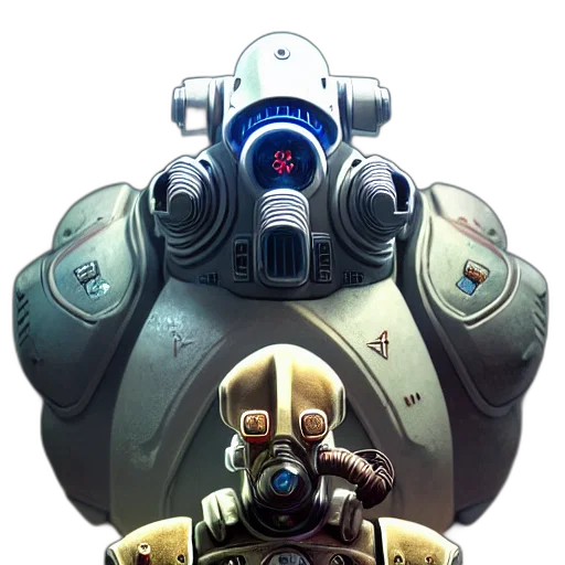 robot, mask, weapon, face transparent PNG cut-out