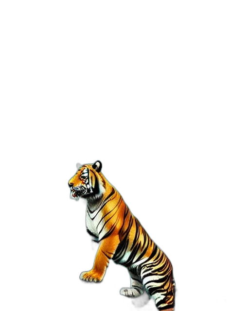 animal, creature, 3d render, photorealistic transparent PNG cut-out