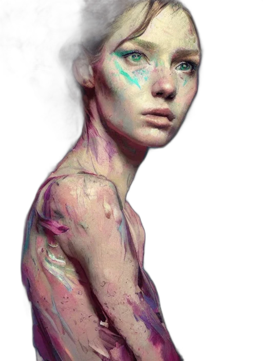 face, dress, creature, robot transparent PNG cut-out