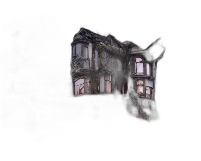 building, furniture, mask, hair transparent PNG cut-out