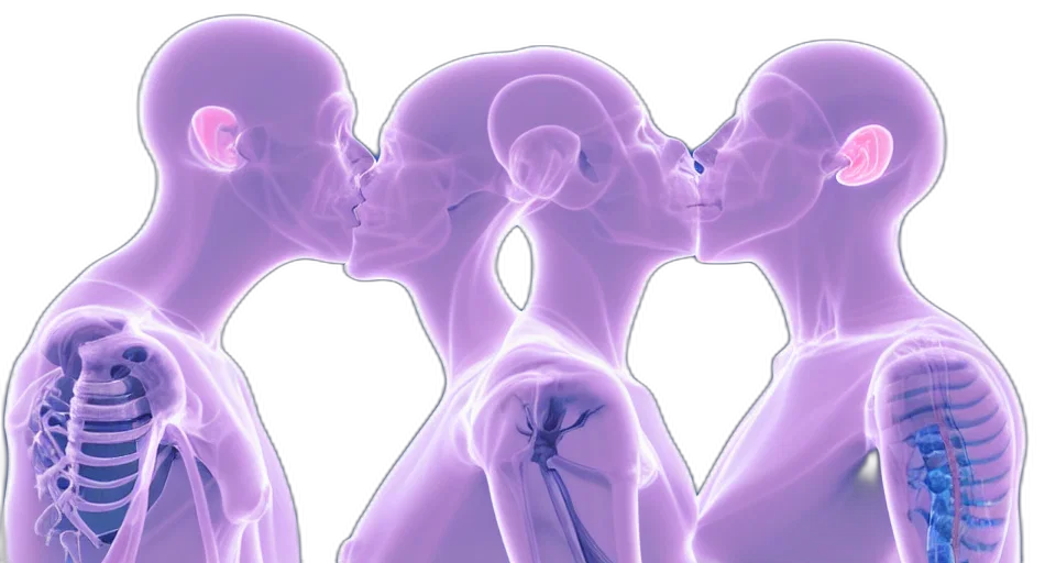 concept art, vaporwave, neon lights, xray transparent PNG cut-out