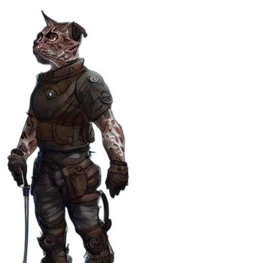 staff, creature, animal, concept art transparent PNG cut-out