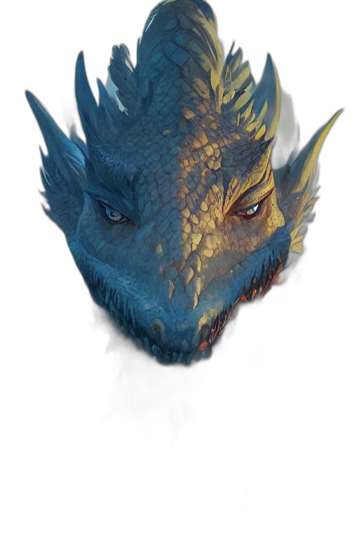 dragon, mask, face, creature transparent PNG cut-out