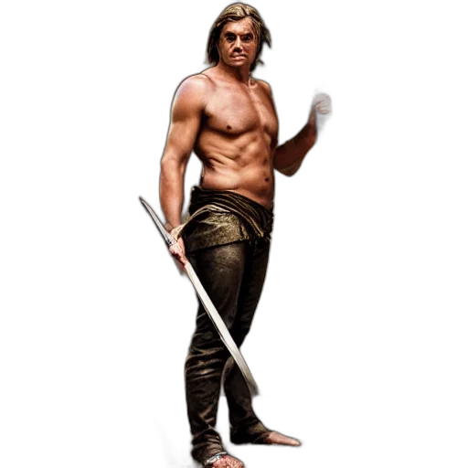 sword, staff, weapon, fantasy art transparent PNG cut-out