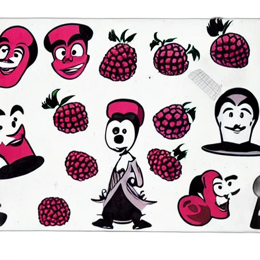 concept art, cartoon, monochrome, red transparent PNG cut-out