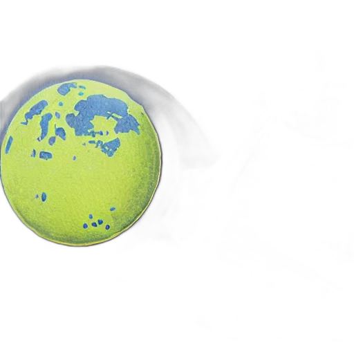 jewelry, 3d render, outer space, green transparent PNG cut-out