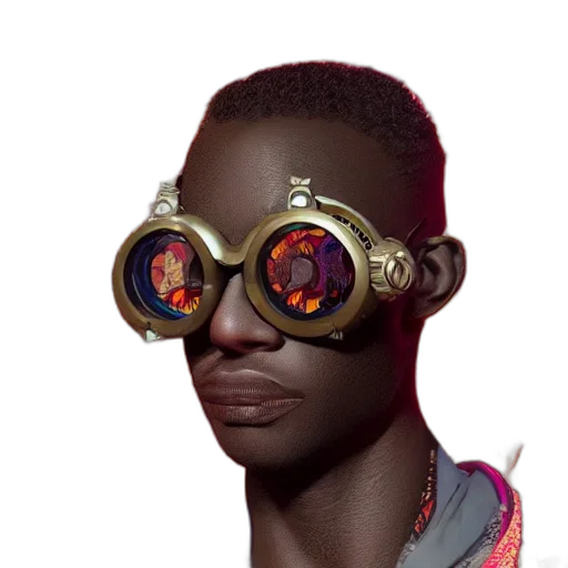 mask, face, jewelry, robot transparent PNG cut-out