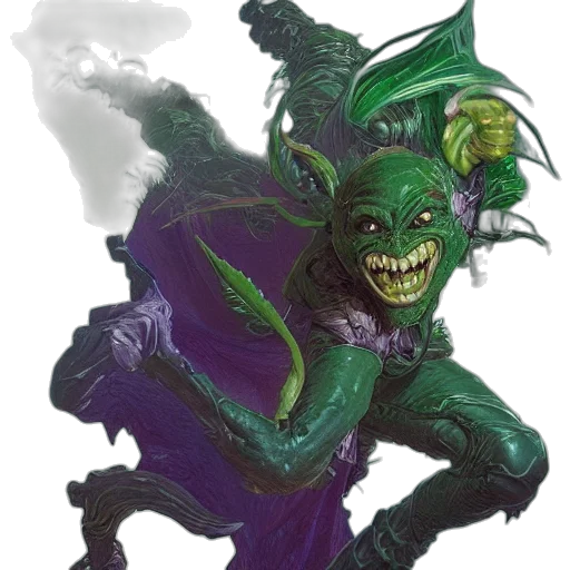 creature, dragon, mask, staff transparent PNG cut-out