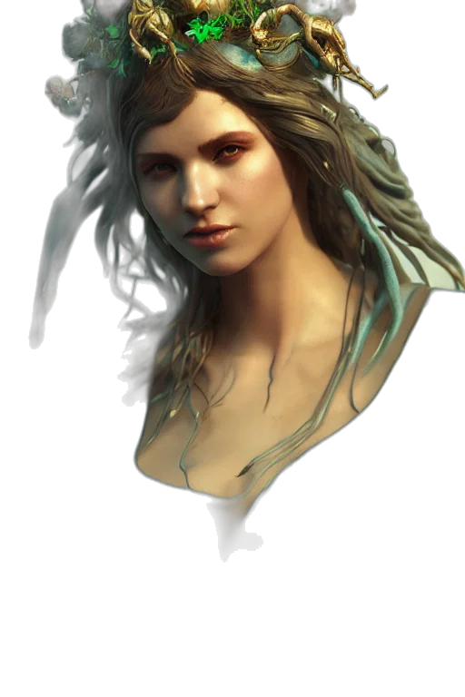 face, dragon, crown, jewelry transparent PNG cut-out