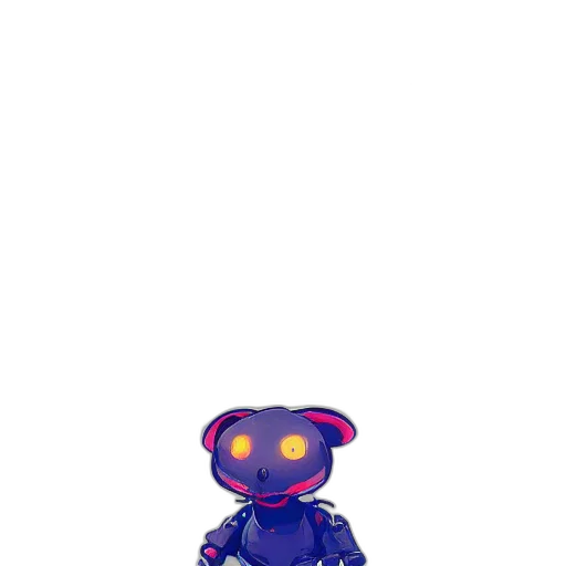 robot, creature, staff, mask transparent PNG cut-out
