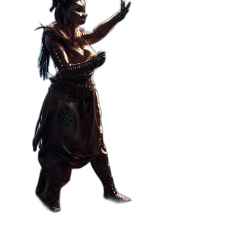 staff, weapon, mask, creature transparent PNG cut-out