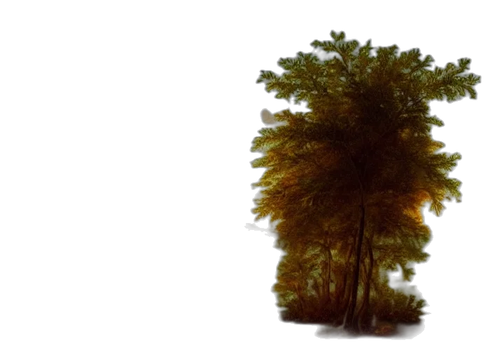 tree, crown, hair, creature transparent PNG cut-out