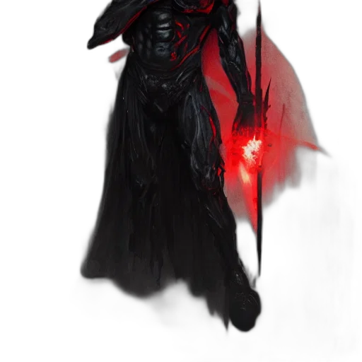 staff, mask, creature, weapon transparent PNG cut-out