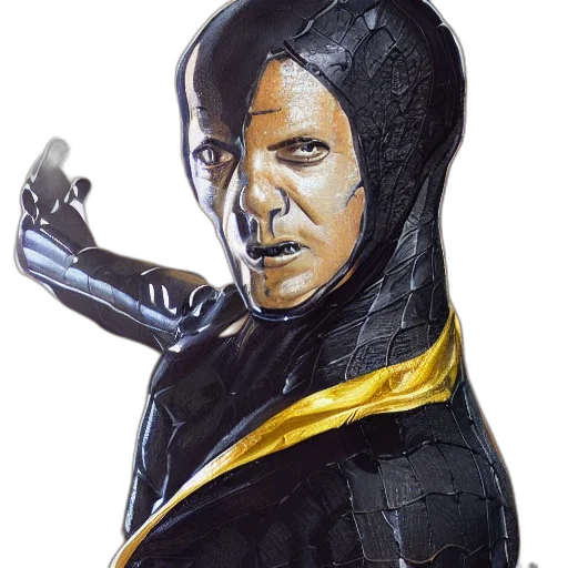 mask, face, jacket, staff transparent PNG cut-out