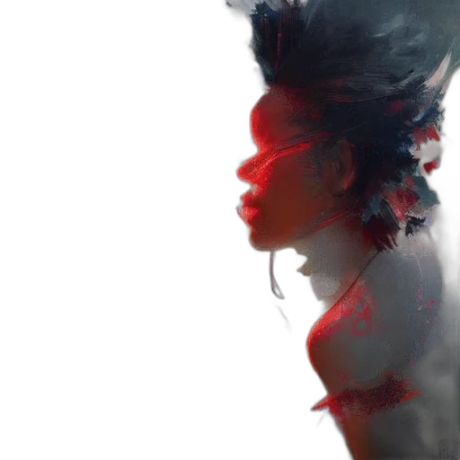 hair, dress, mask, crown transparent PNG cut-out