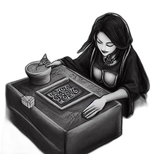jewelry, fantasy art, concept art, comic book art transparent PNG cut-out