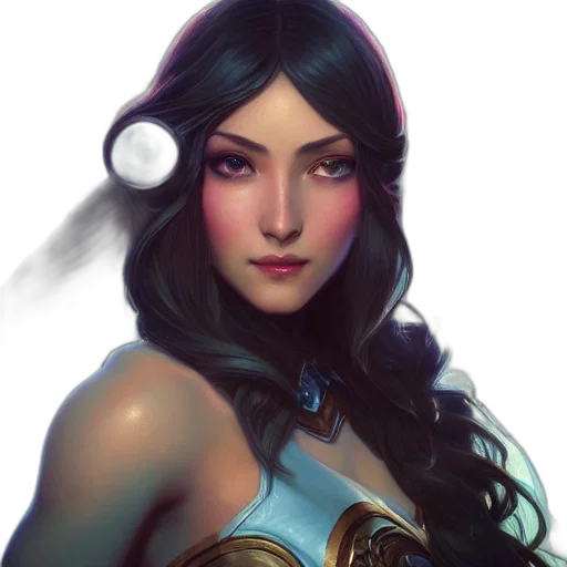 face, crown, fantasy art, concept art transparent PNG cut-out