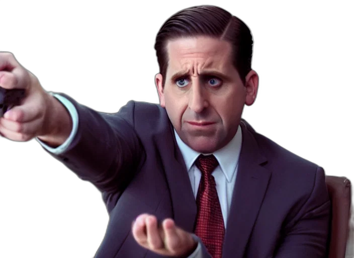 staff, face, jacket, weapon transparent PNG cut-out