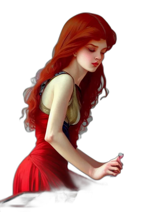 dress, jewelry, crown, hair transparent PNG cut-out