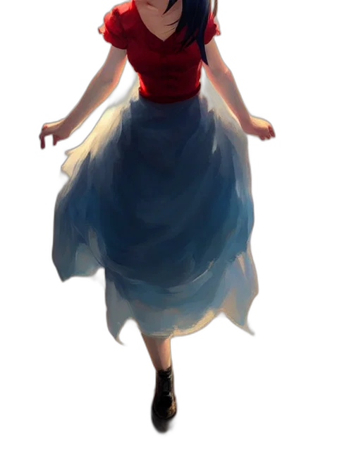 dress, crown, staff, concept art transparent PNG cut-out