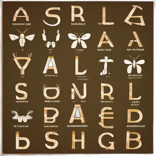 jewelry, earth tones, golden, alphabet transparent PNG cut-out