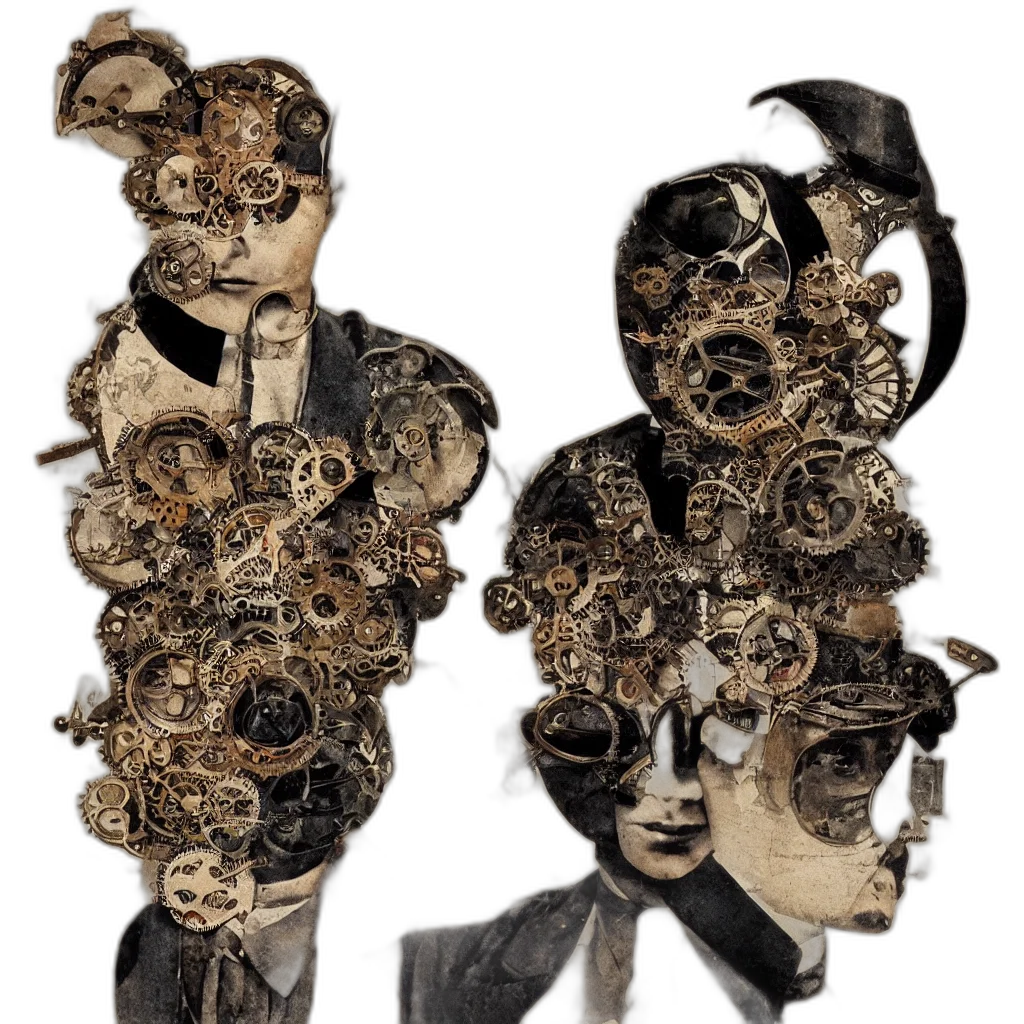 mask, crown, 3d render, concept art transparent PNG cut-out