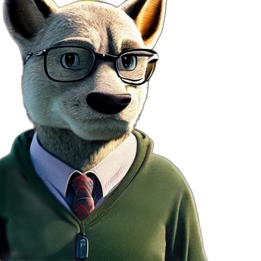 staff, animal, jacket, face transparent PNG cut-out