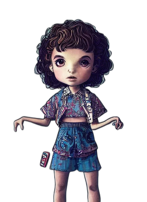 dress, cartoon, concept art, fantasy art transparent PNG cut-out