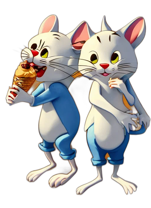 food, concept art, cartoon, 3d render transparent PNG cut-out