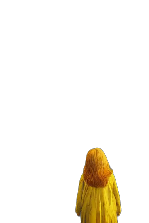 dress, hair, animal, creature transparent PNG cut-out
