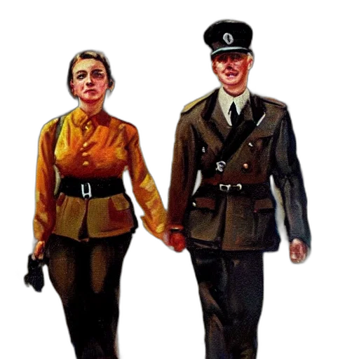 jacket, staff, concept art, oil painting transparent PNG cut-out