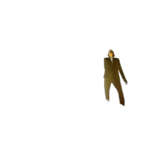 robot, jacket, staff, creature transparent PNG cut-out