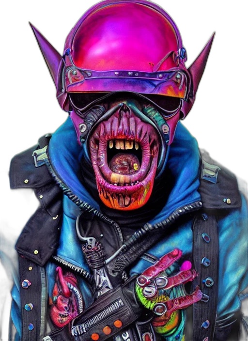 jacket, mask, face, creature transparent PNG cut-out