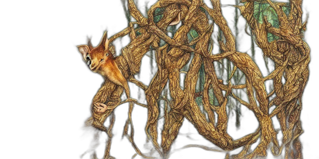 creature, hair, dragon, animal transparent PNG cut-out