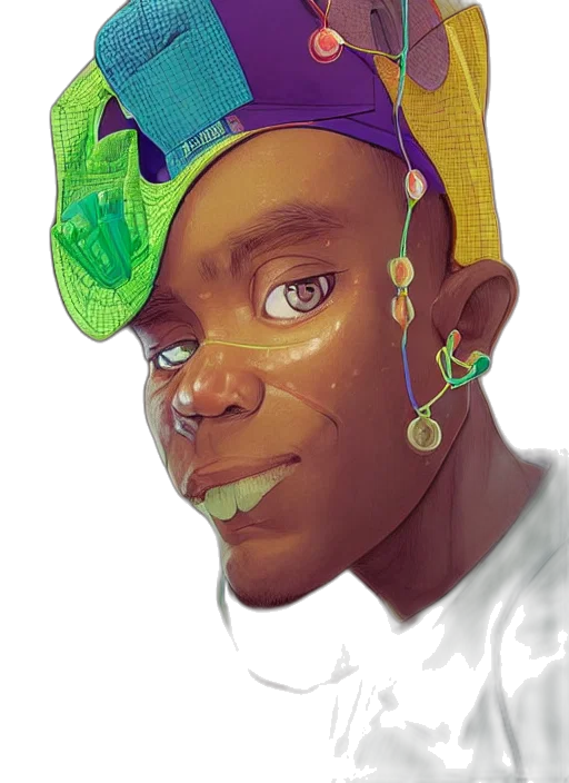 face, crown, hat, jewelry transparent PNG cut-out