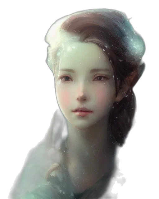 face, crown, robot, staff transparent PNG cut-out
