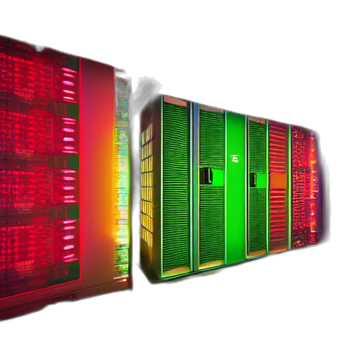 highly, detailed, datacenter, battery transparent PNG cut-out