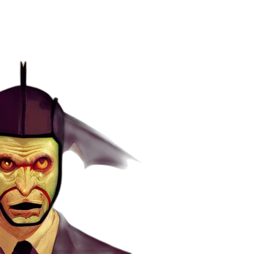 mask, face, comic book art, concept art transparent PNG cut-out