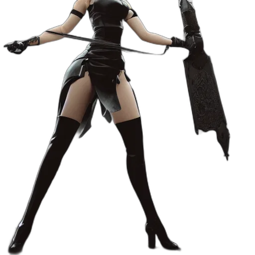 staff, weapon, concept art, 3d render transparent PNG cut-out