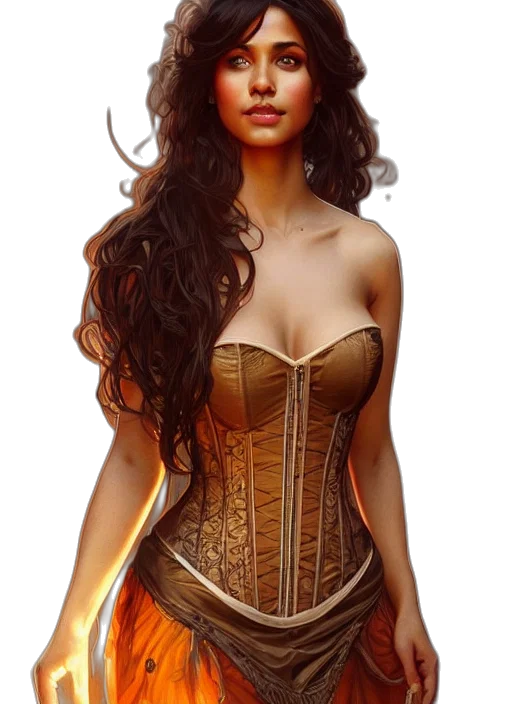 dress, fantasy art, concept art, photorealistic transparent PNG cut-out