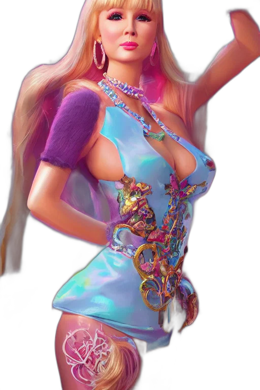 dress, jewelry, fantasy art, concept art transparent PNG cut-out