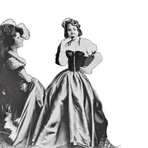 dress, crown, staff, hat transparent PNG cut-out