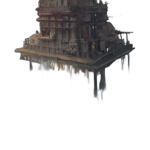 building, robot, furniture, weapon transparent PNG cut-out